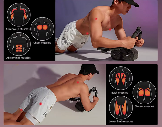 Abdominal Machine with Elbow Support β Precise Sculpting, Total Comfort