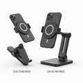 Support MagSafe multifonction vue principale bureau et voiture
