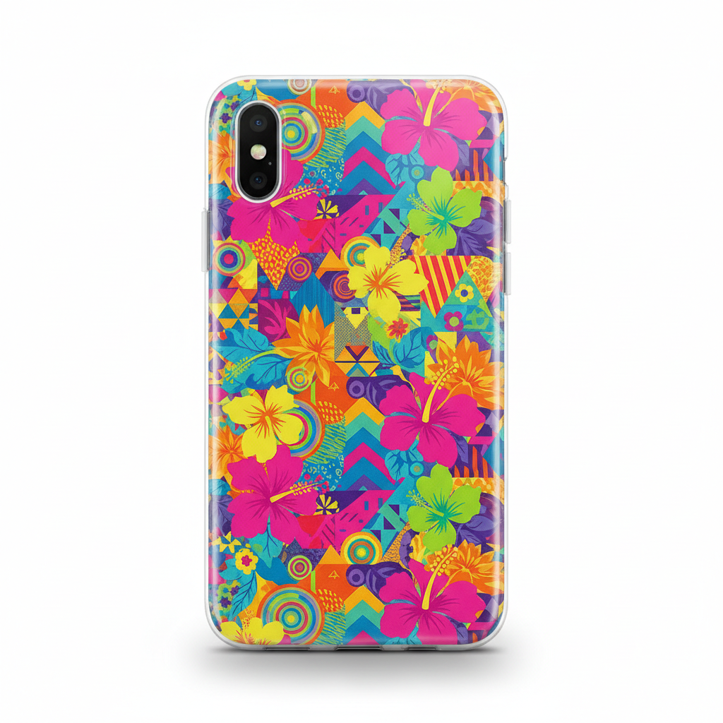 Étui motifs colorés iPhone