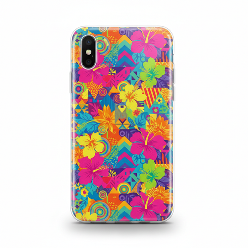 Étui motifs colorés iPhone